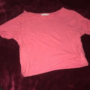 Pink crop top